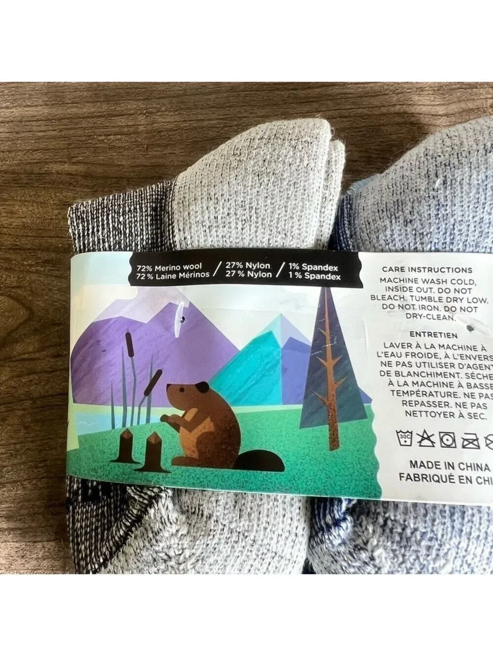 Hot Chillys 72% Merino Wool 4 Pack Youth Trail Sock Size Small 7 – 11